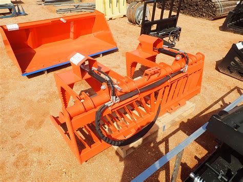 grapple rock bucket skid steer|best skid steer grapple bucket.